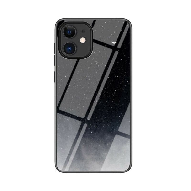 Case iPhone 12 Mini Starry Sky Karkaistu Lasi