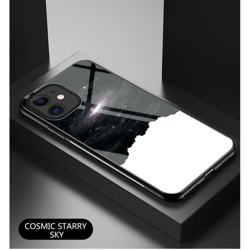 Case iPhone 12 Mini Starry Sky Karkaistu Lasi