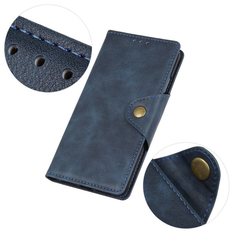 Flip Case iPhone 12 Mini Keinonahkapainike