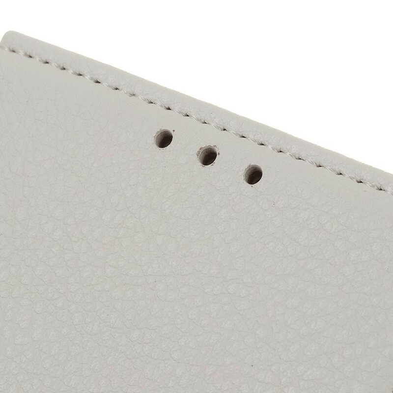 Kotelot iPhone 12 Mini Lychee Faux Leather