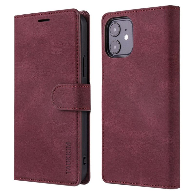 Kotelot iPhone 12 Mini Style Nahka Takkim