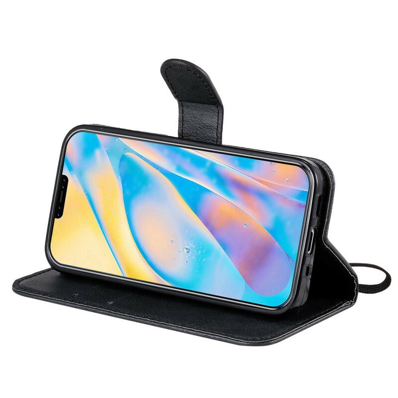 Kotelot iPhone 12 Mini Suojaketju Kuori Solid Color Series Strappy
