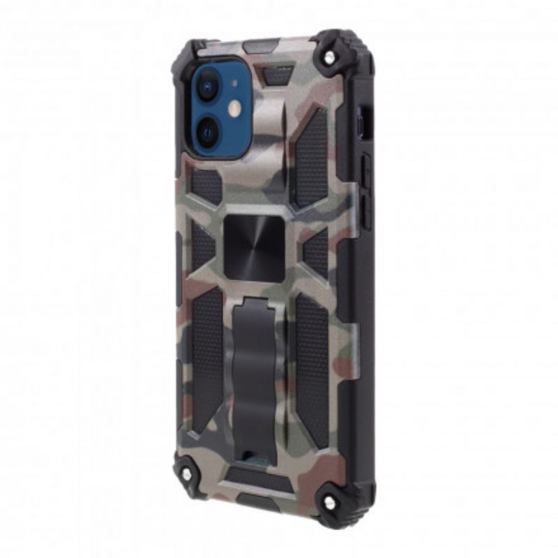 Kuori iPhone 12 Mini Camouflage Irrotettava Tuki