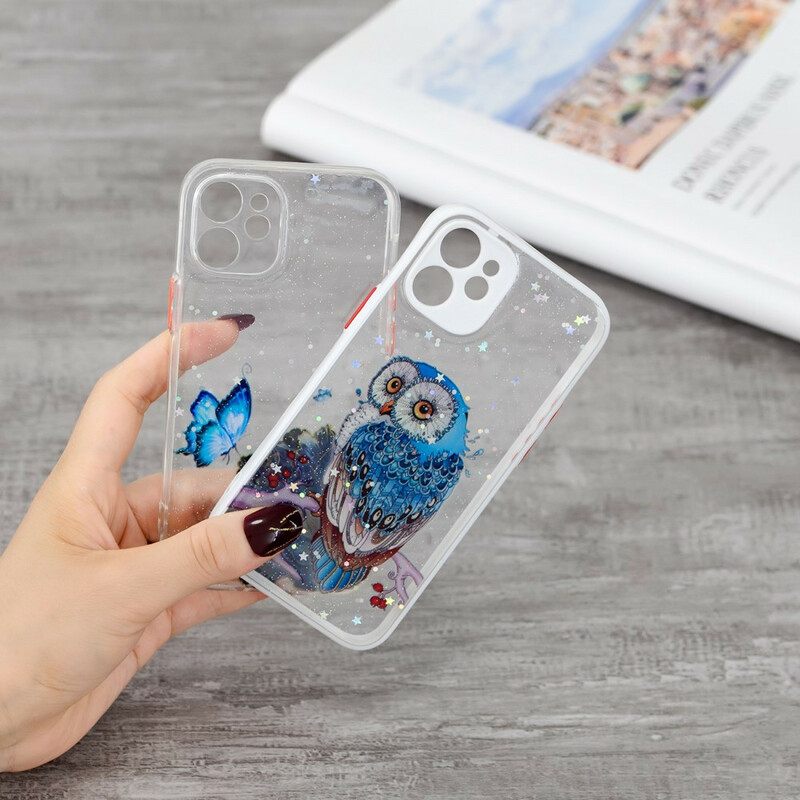 Kuori iPhone 12 Mini Floral Butterfly Hybridi