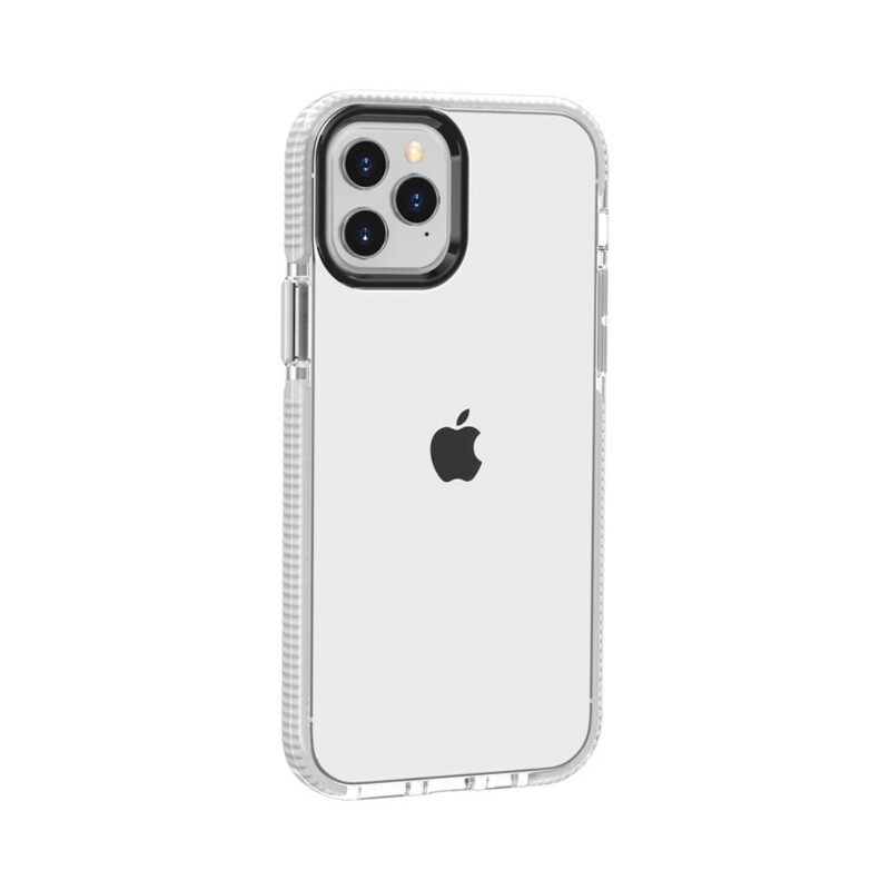 Kuori iPhone 12 Mini Läpinäkyvät Silikonireunat
