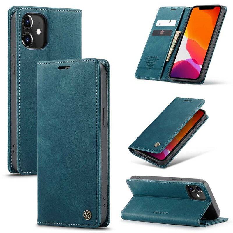 Puhelinkuoret iPhone 12 Mini Kotelot Flip Caseme Keinonahka
