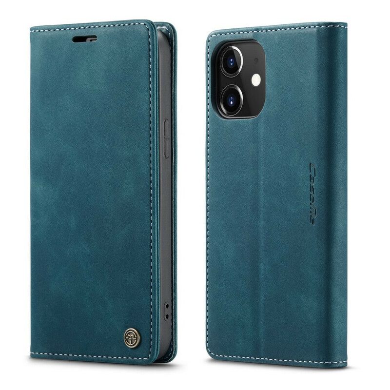 Puhelinkuoret iPhone 12 Mini Kotelot Flip Caseme Keinonahka