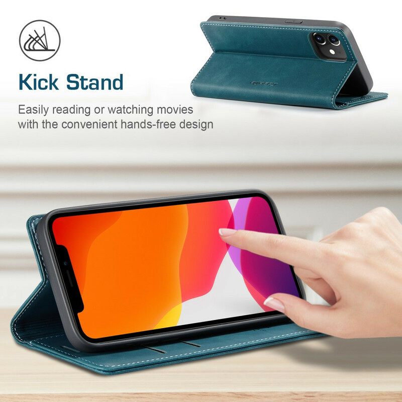 Puhelinkuoret iPhone 12 Mini Kotelot Flip Caseme Keinonahka