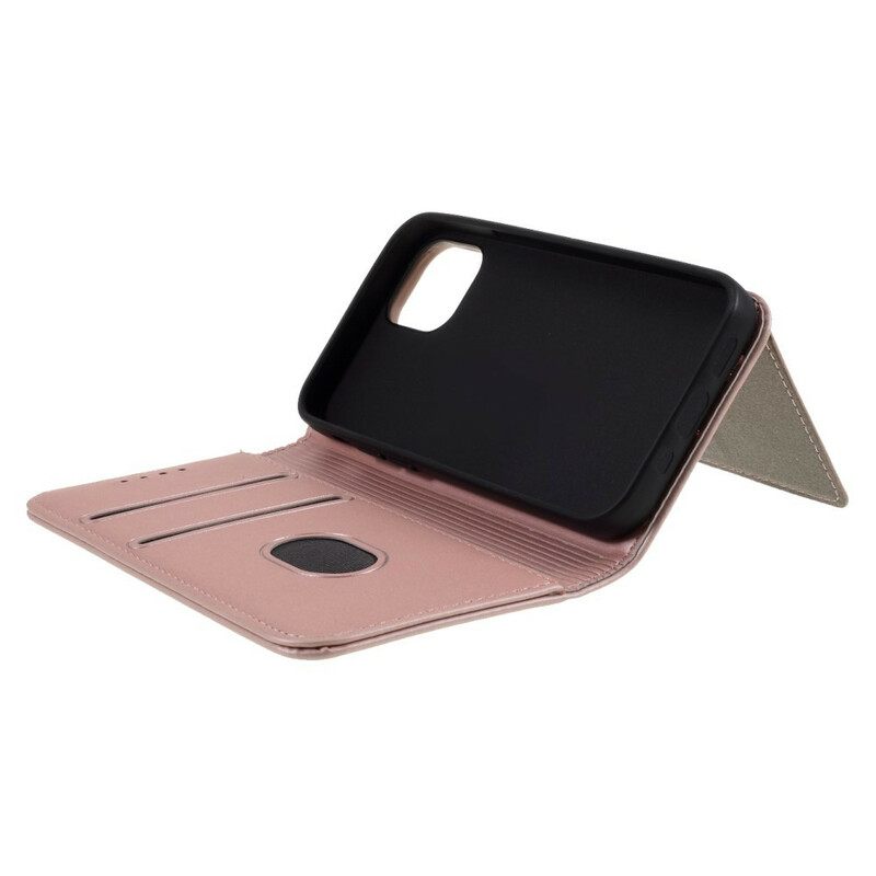 Puhelinkuoret iPhone 12 Mini Kotelot Flip Korttitelineen Teline