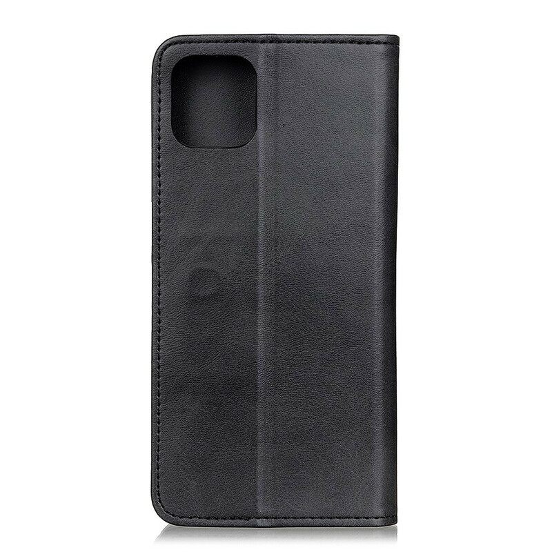 Puhelinkuoret iPhone 12 Mini Kotelot Flip Matta Haljattu Nahka