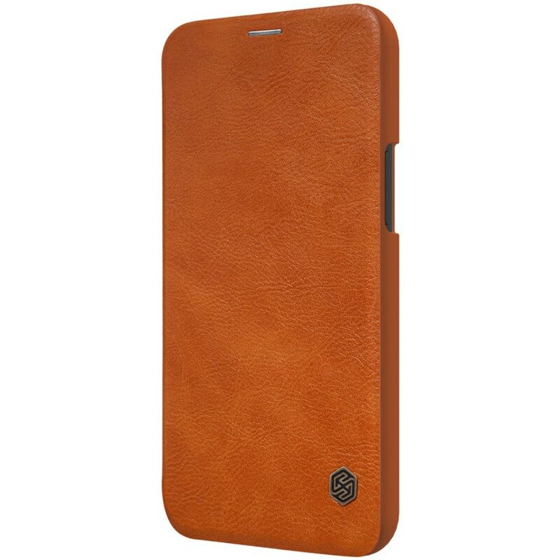 Puhelinkuoret iPhone 12 Mini Kotelot Flip Nillkin Qin Sarja