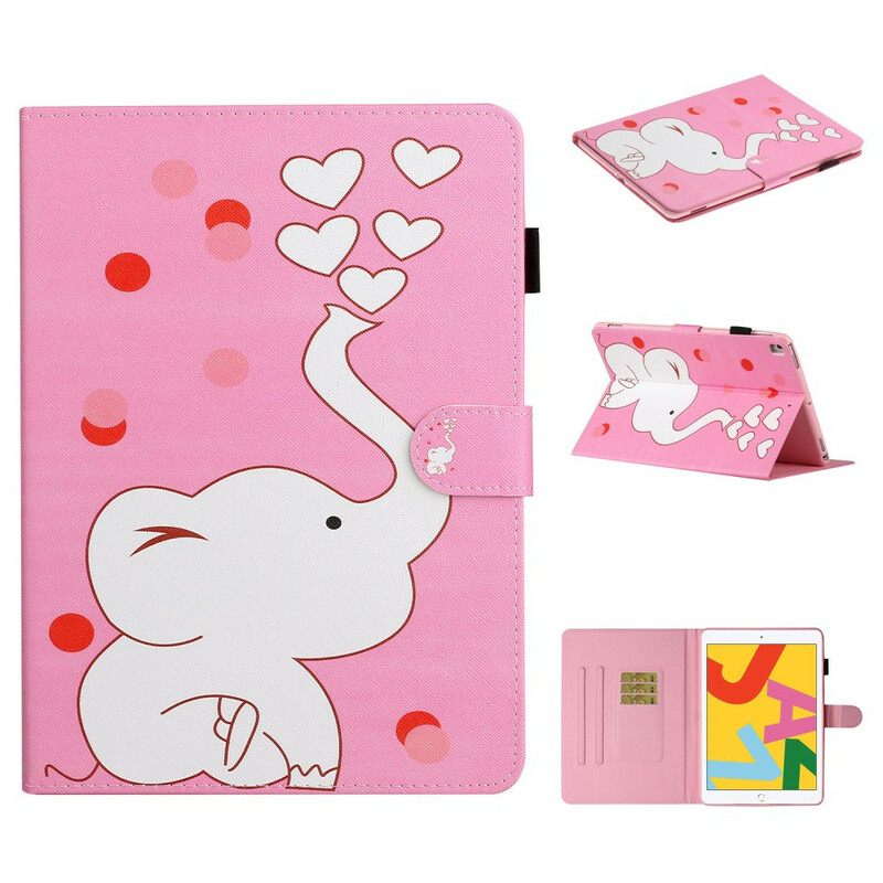 Kotelot iPad 10.2" (2020) (2019) / Air 10.5" / Pro 10.5" Elephant Hearts