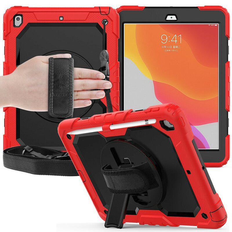 Kuori iPad 10.2" (2020) (2019) / Air 10.5" / Pro 10.5" Hihnalla Ja Olkahihnalla