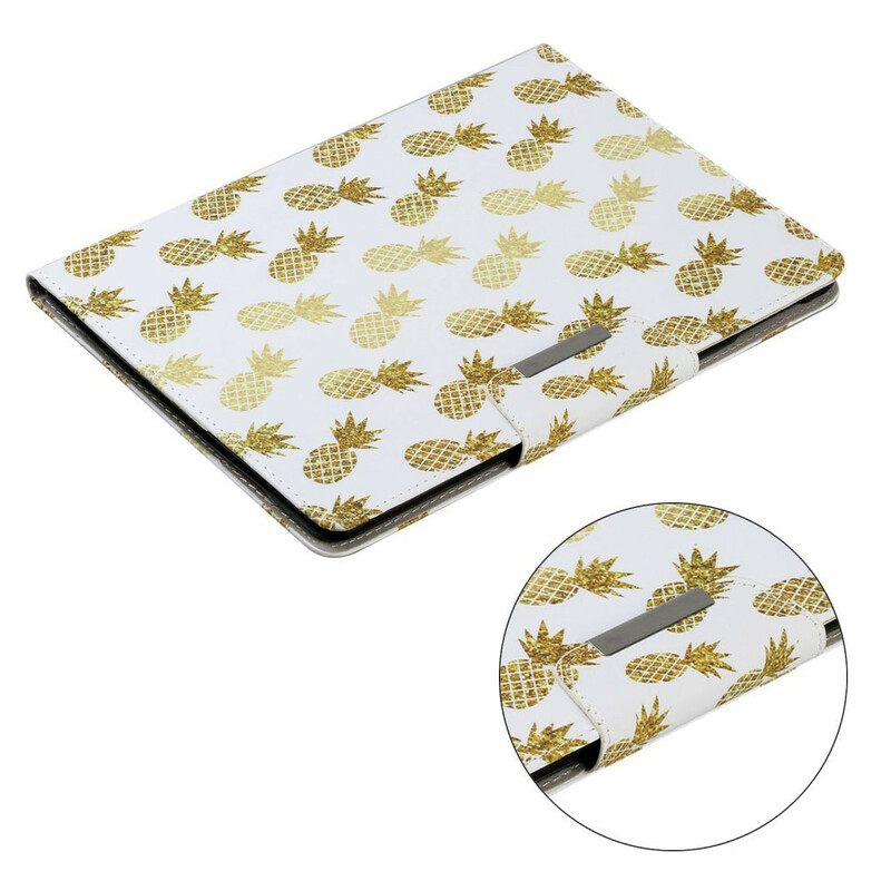 Nahkakotelo iPad 10.2" (2020) (2019) / Air 10.5" / Pro 10.5" Ananas