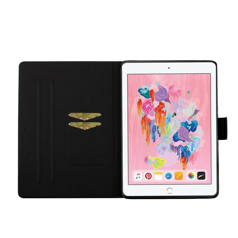 Nahkakotelo iPad 10.2" (2020) (2019) / Air 10.5" / Pro 10.5" Paris Rakastan Sinua