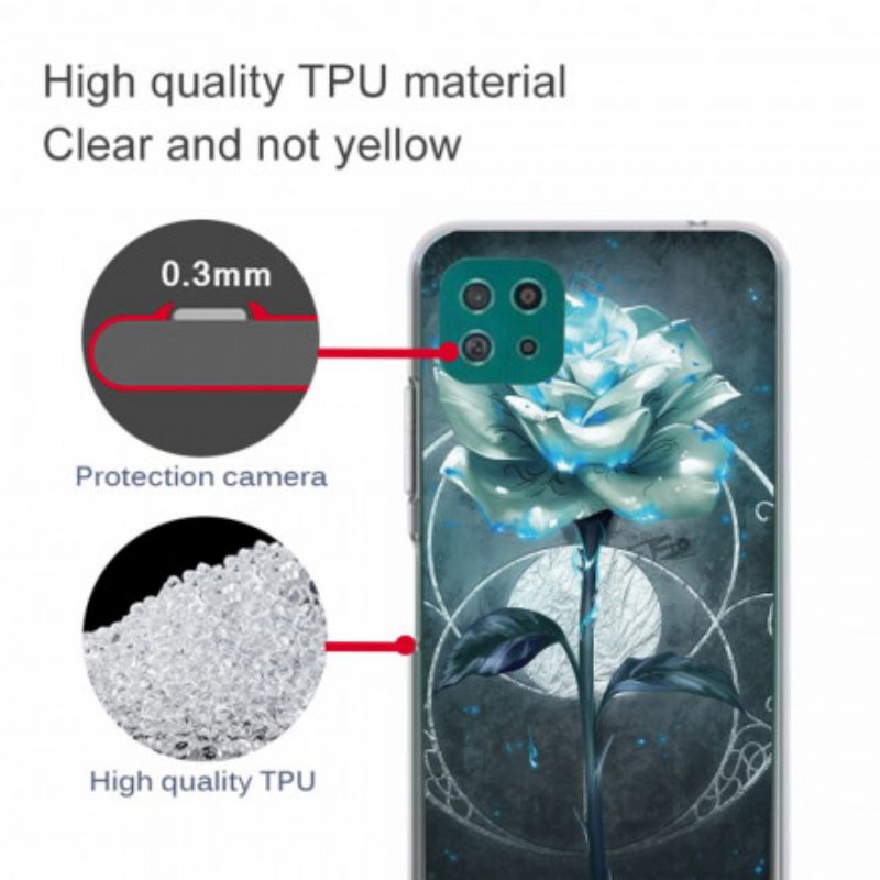 Case Samsung Galaxy A22 5G Joustava Vaaleanpunainen Vihreä