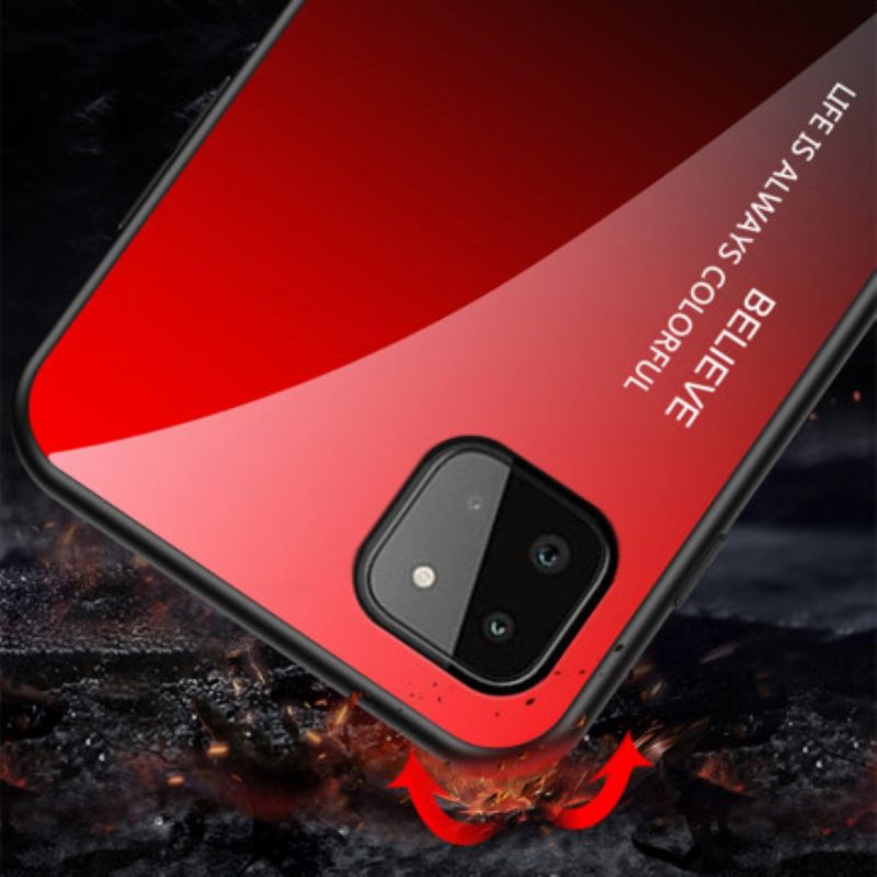 Case Samsung Galaxy A22 5G Tempered Glass Hei