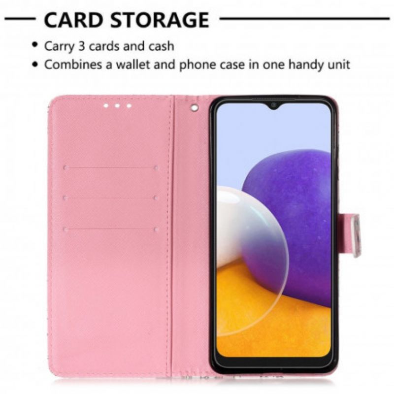 Kotelot Samsung Galaxy A22 5G Älä Koskaan Lakkaa Haaveilemasta