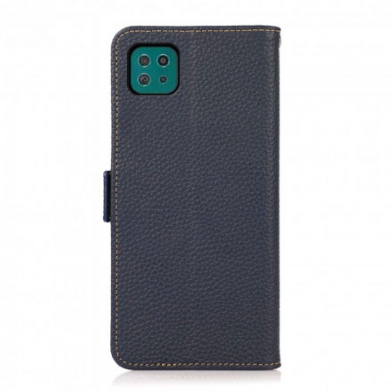 Kotelot Samsung Galaxy A22 5G Litchi Nahka Khazneh Rfid