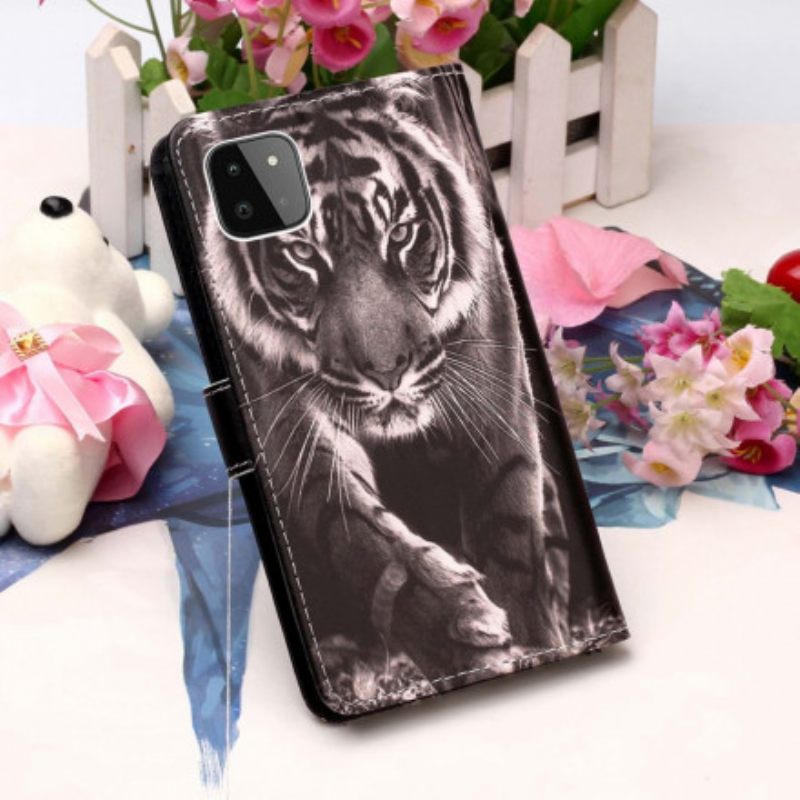Kotelot Samsung Galaxy A22 5G Night Tiger