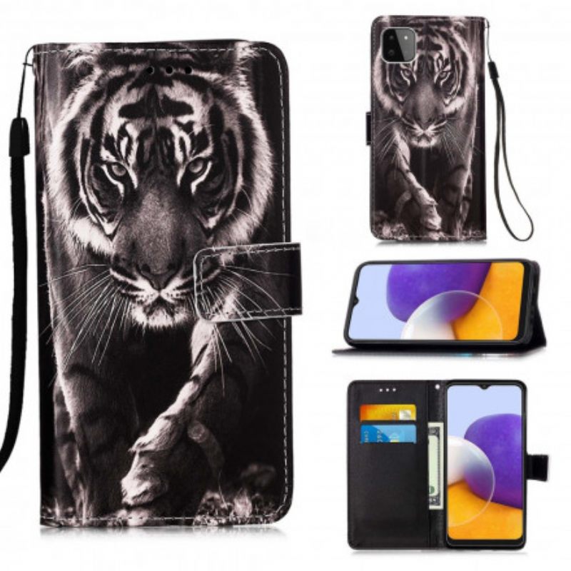 Kotelot Samsung Galaxy A22 5G Night Tiger