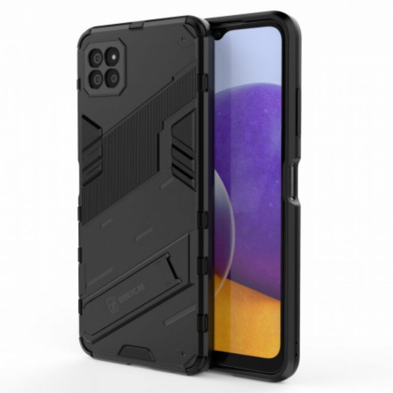 Kuori Samsung Galaxy A22 5G Irrotettava Kaksiasentoinen Handsfree-jalusta