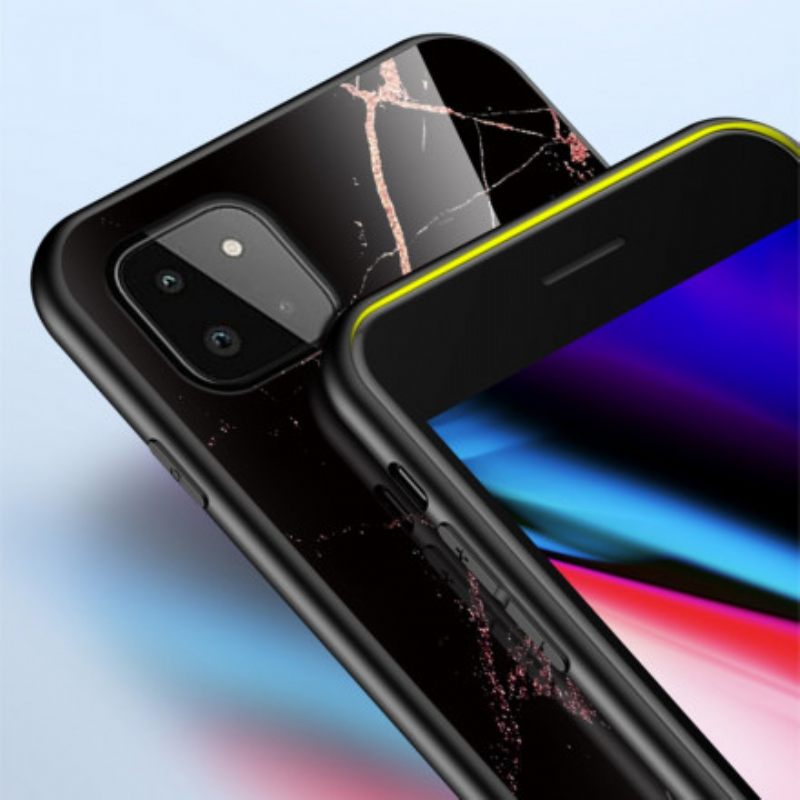 Kuori Samsung Galaxy A22 5G Premium Color Tempered Glass