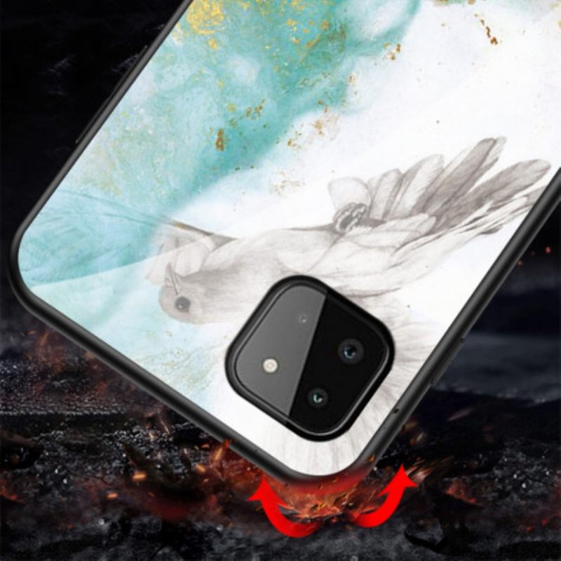 Kuori Samsung Galaxy A22 5G Premium Color Tempered Glass