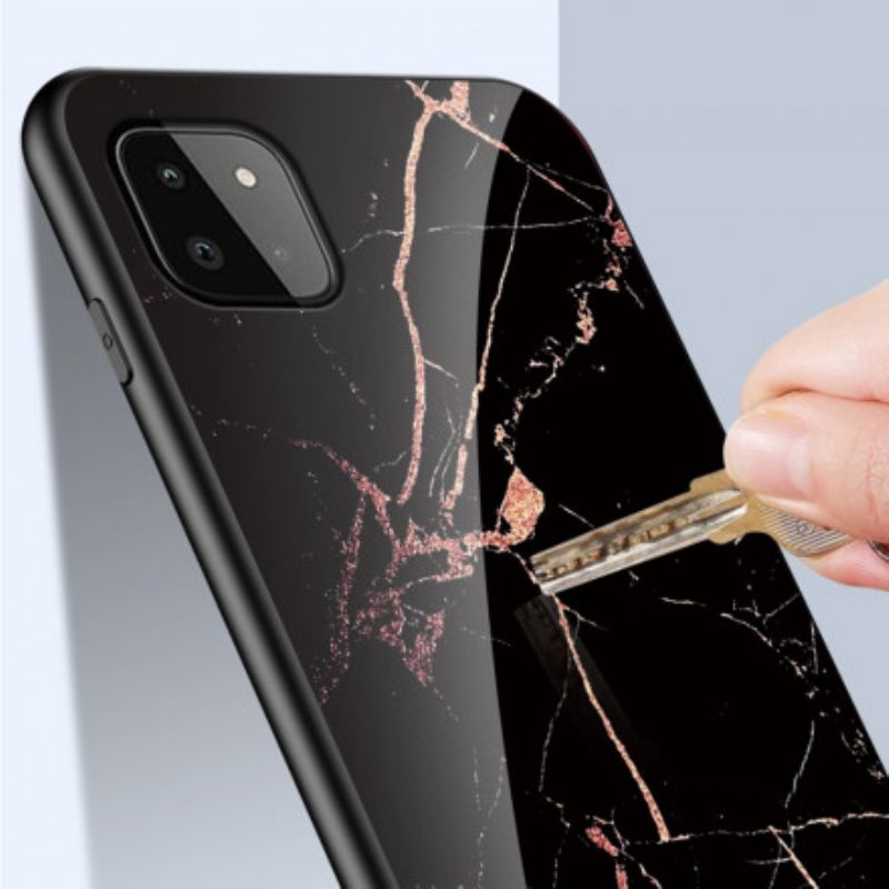 Kuori Samsung Galaxy A22 5G Premium Color Tempered Glass