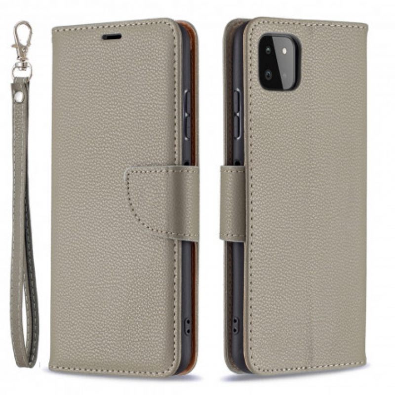 Nahkakotelo Samsung Galaxy A22 5G Kotelot Flip Litsiläppä Vino