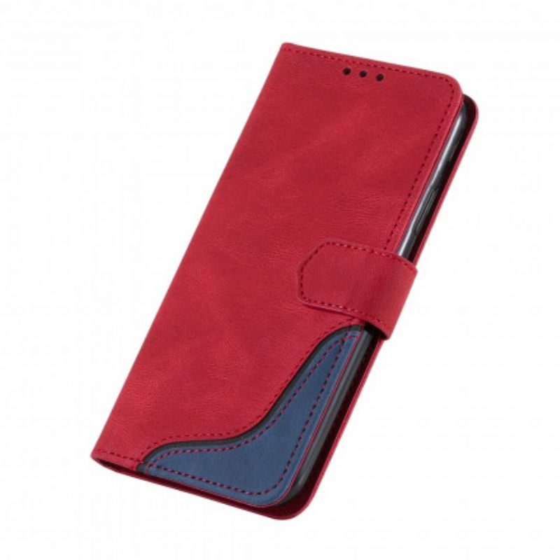 Nahkakotelo Samsung Galaxy A22 5G Skin-feel Wave