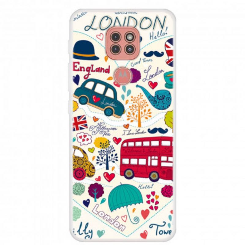 Kuori Moto G9 Play London Life