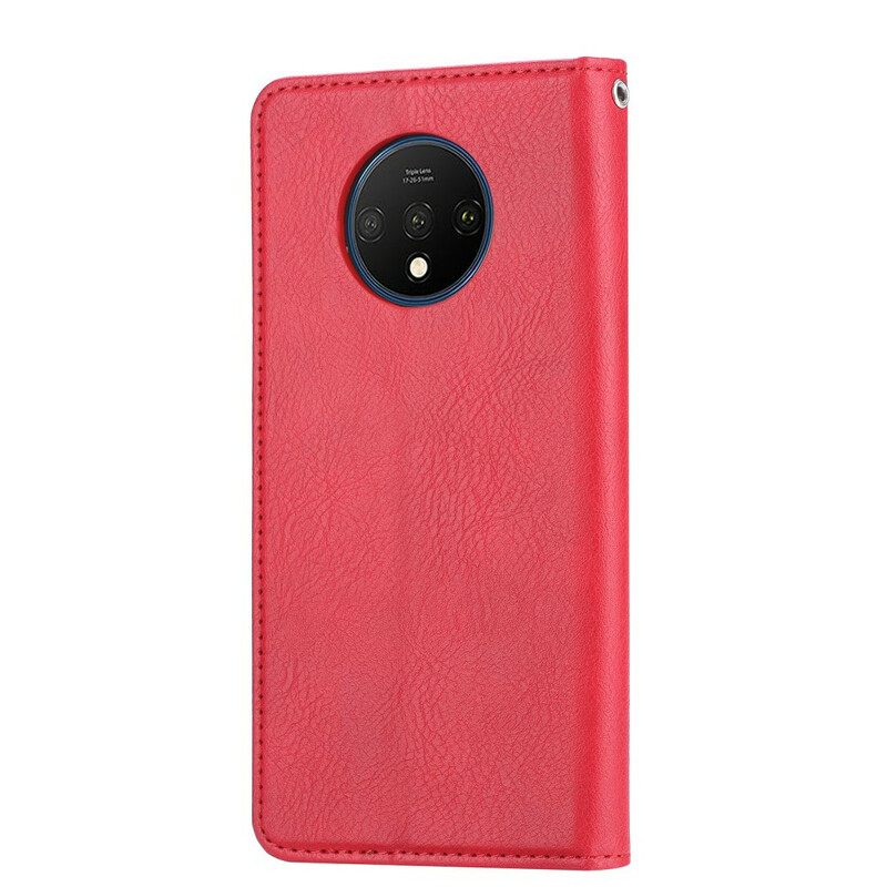 Puhelinkuoret OnePlus 7T Kotelot Flip Keinonahkainen Korttikotelo
