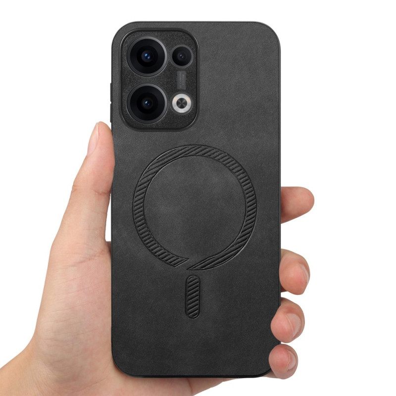 Kuori Oppo Reno 13 5g Magsafe-yhteensopiva Nahkajäljitelmä