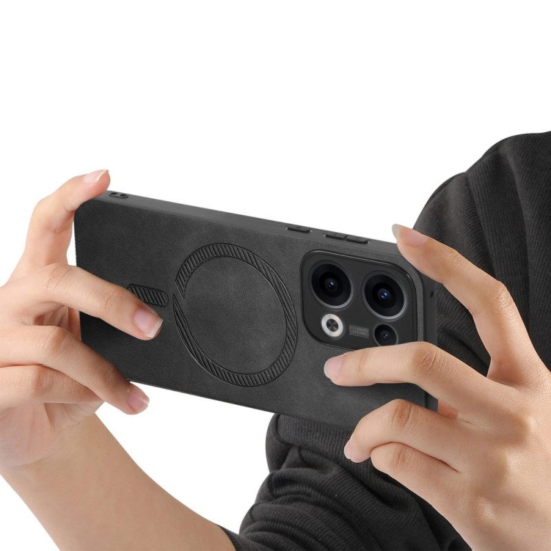 Kuori Oppo Reno 13 5g Magsafe-yhteensopiva Nahkajäljitelmä