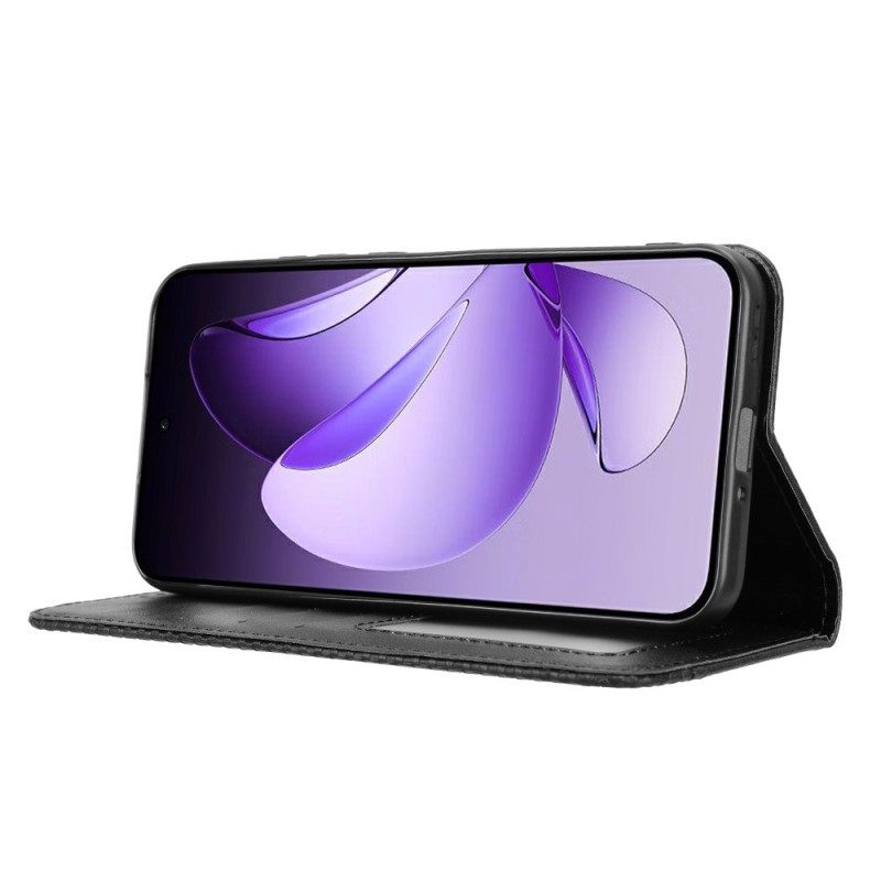 Nahkakotelo Oppo Reno 13 5g Puhelinkuoret Vintage-friisi