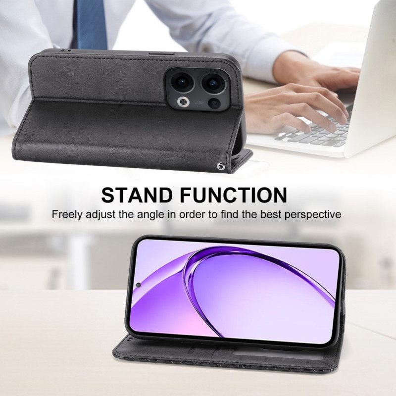 Nahkakotelo Oppo Reno 13 5g Timanttikuvio Hihnalla Suojakuori