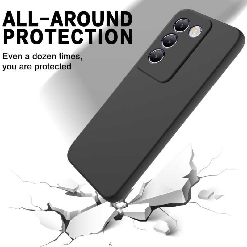 Case Vivo V40 Se 5g Puhelinkuoret Nestemäinen Silikoni Rannekkeella