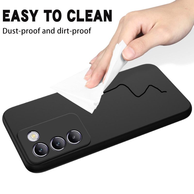 Case Vivo V40 Se 5g Puhelinkuoret Nestemäinen Silikoni Rannekkeella