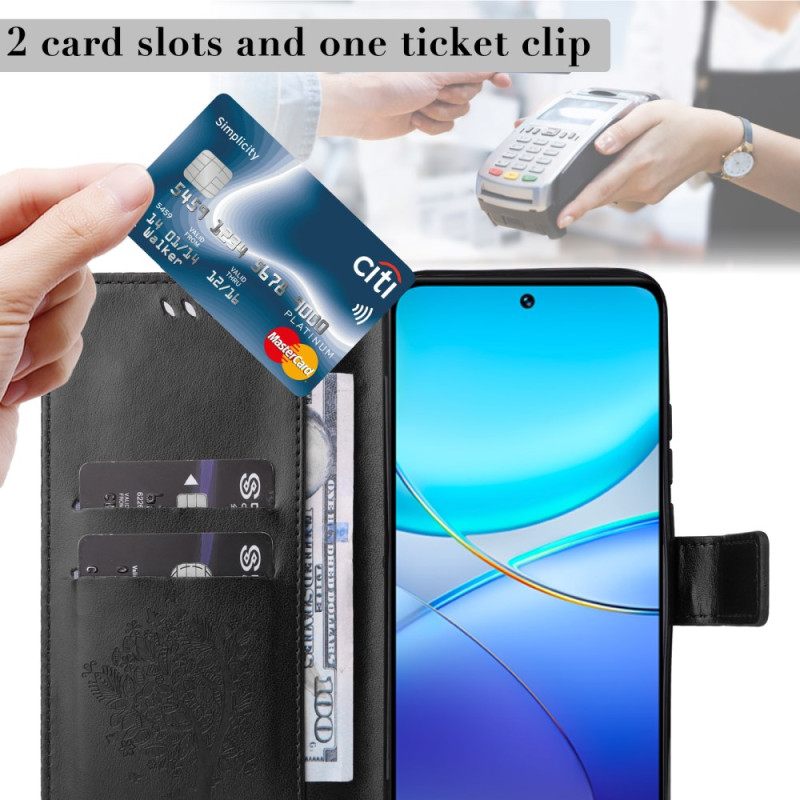 Kotelot Vivo V40 Se 5g Puhelinkuoret Puu Ja Kissa