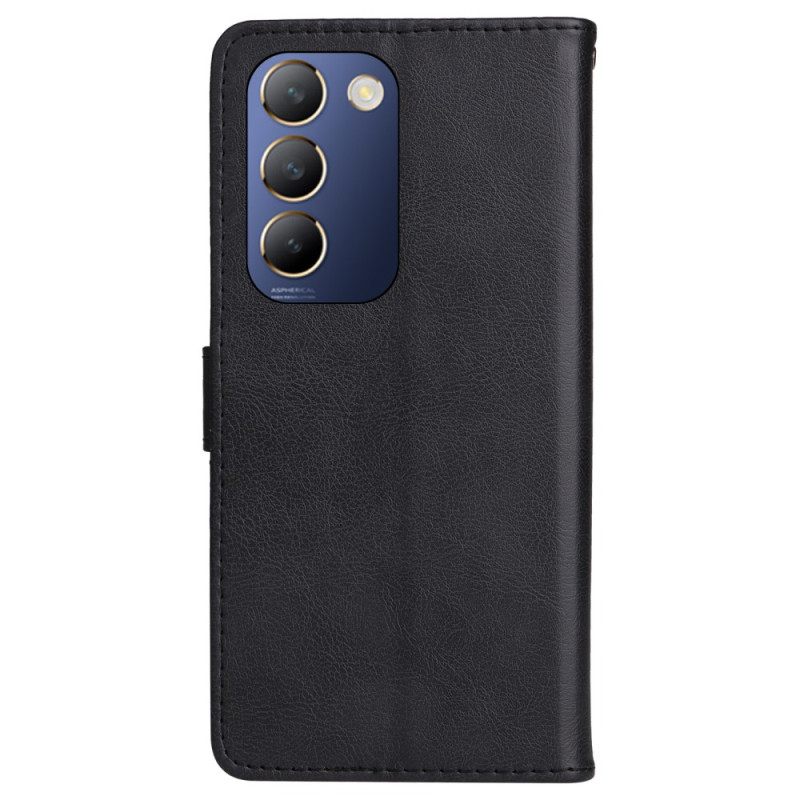 Kotelot Vivo V40 Se 5g Yksivärinen Tekonahka