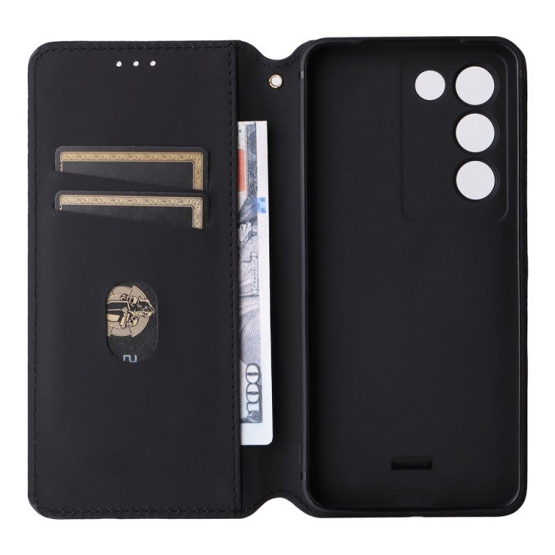 Nahkakotelo Vivo V40 Se 5g Puhelinkuoret Timantit