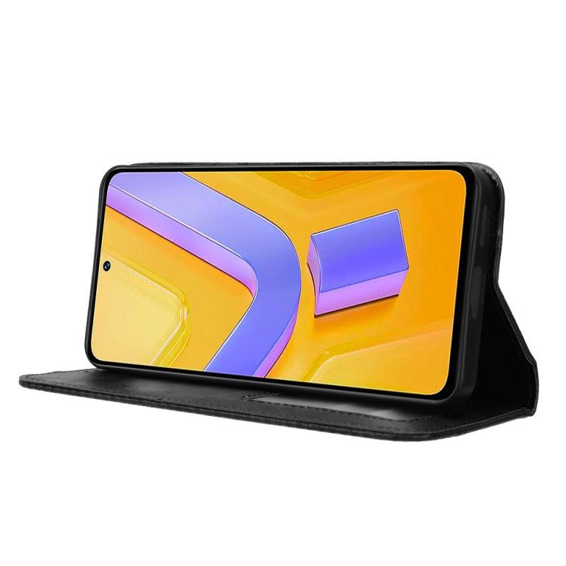 Nahkakotelo Vivo V40 Se 5g Vintage-reunus Suojakuori