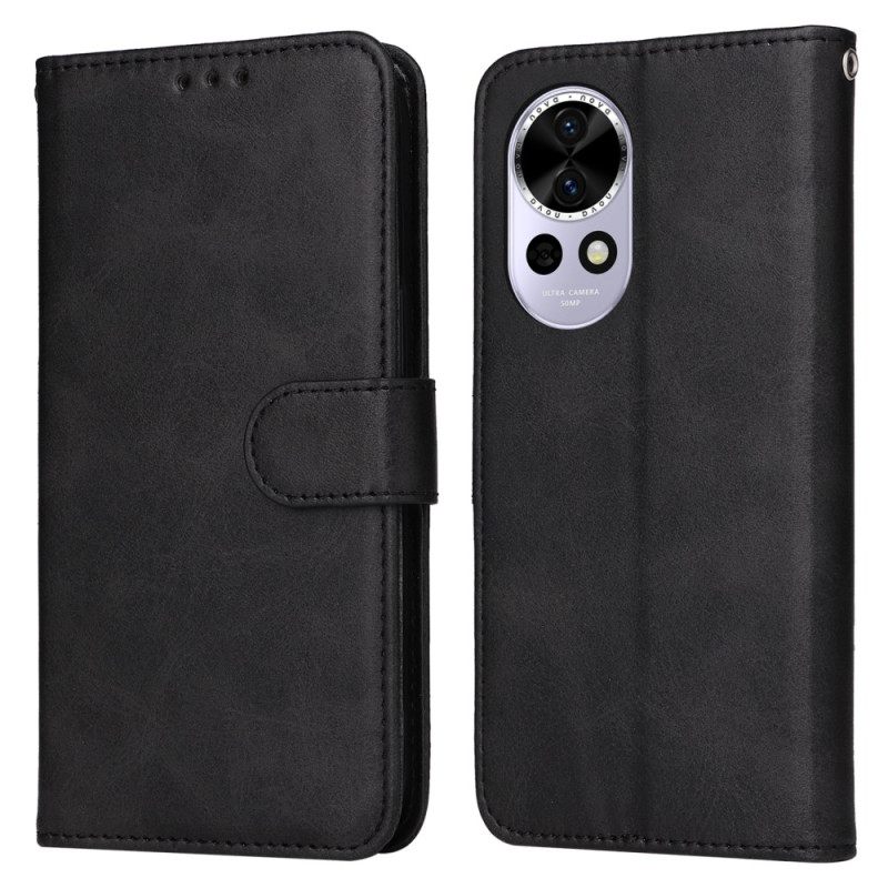 Kotelot Huawei Nova 13 Keinonahkainen Ranneke