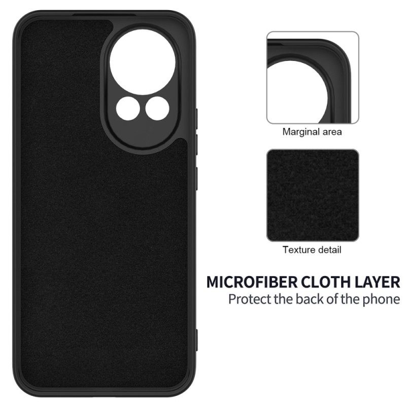 Kuori Huawei Nova 13 Nestemäisestä Silikonista Valmistettu Kaulanauha