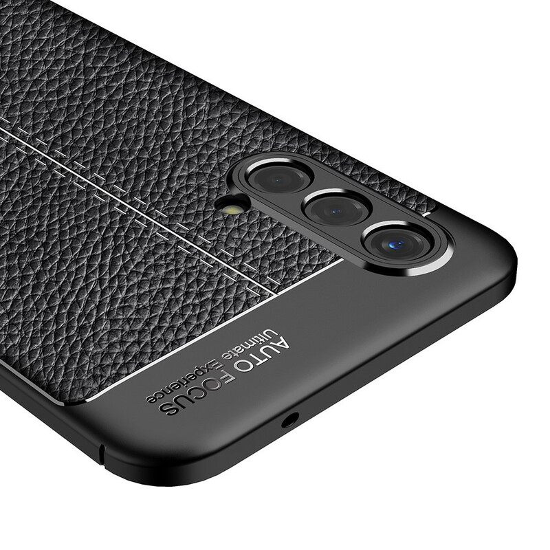 Case OnePlus Nord CE 5G Double Line Litchi Leather Effect