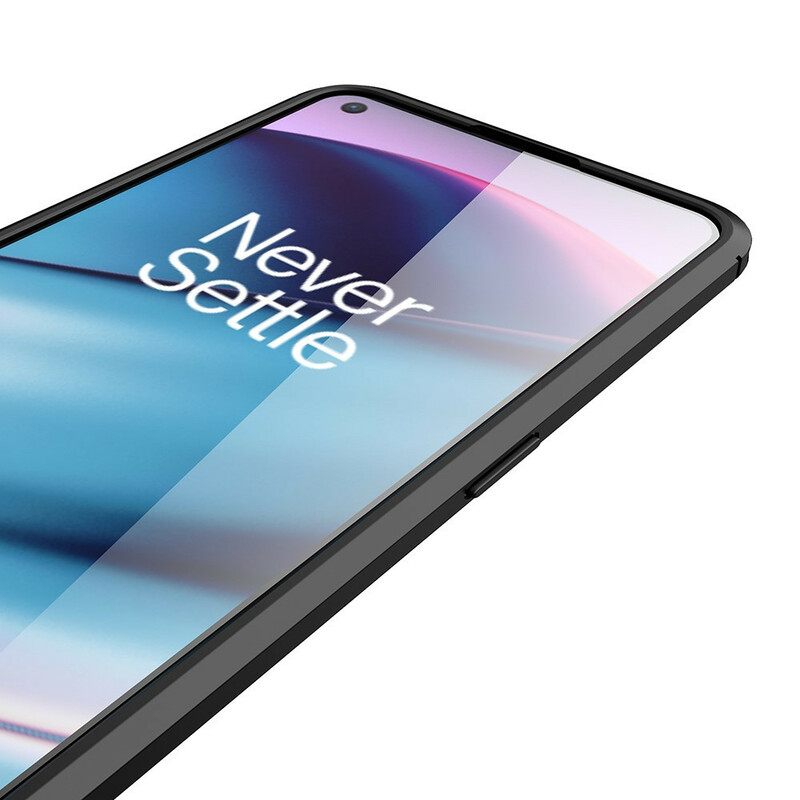 Case OnePlus Nord CE 5G Double Line Litchi Leather Effect