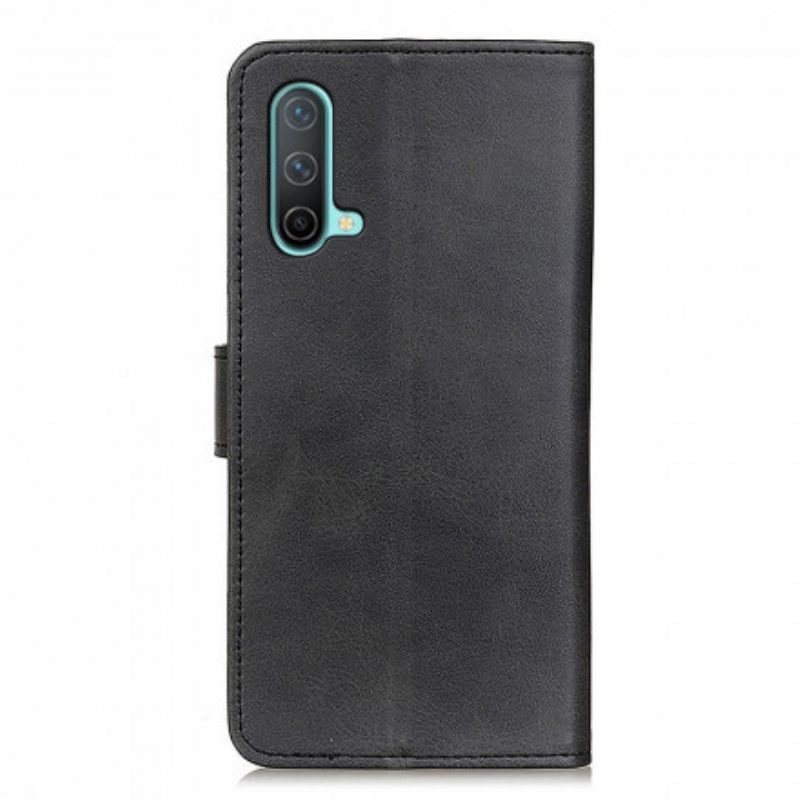 Flip Case OnePlus Nord CE 5G Retro Mattanahkaefekti