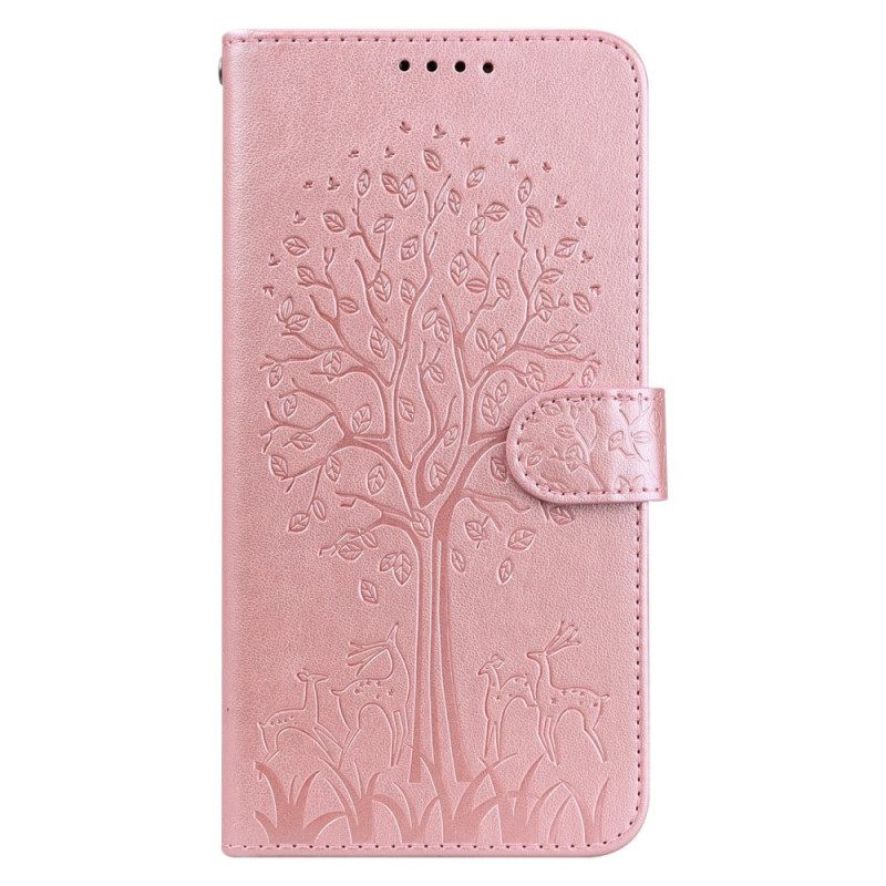 Flip Case OnePlus Nord CE 5G Tree And Deer