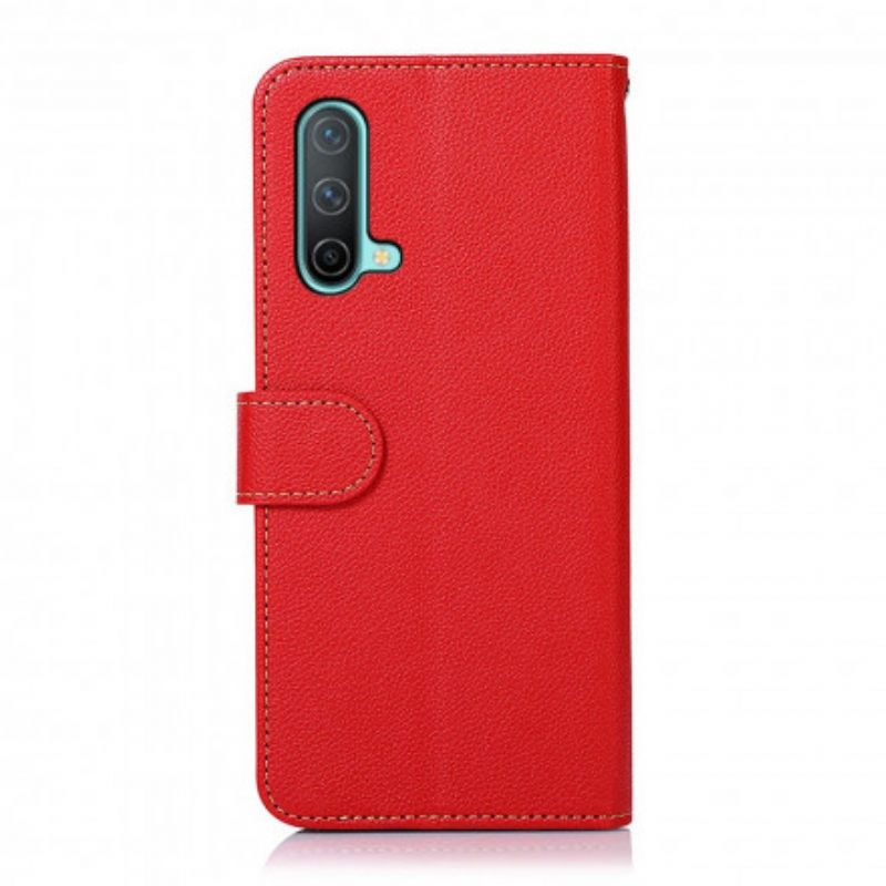 Kotelot OnePlus Nord CE 5G Lychee Style Rfid Khazneh